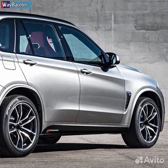 Наклейки на пороги бмв X5 M F15 G05