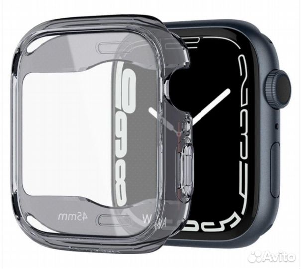 Чехол spigen для Apple Watch (45 mm) - Ultra Hybri