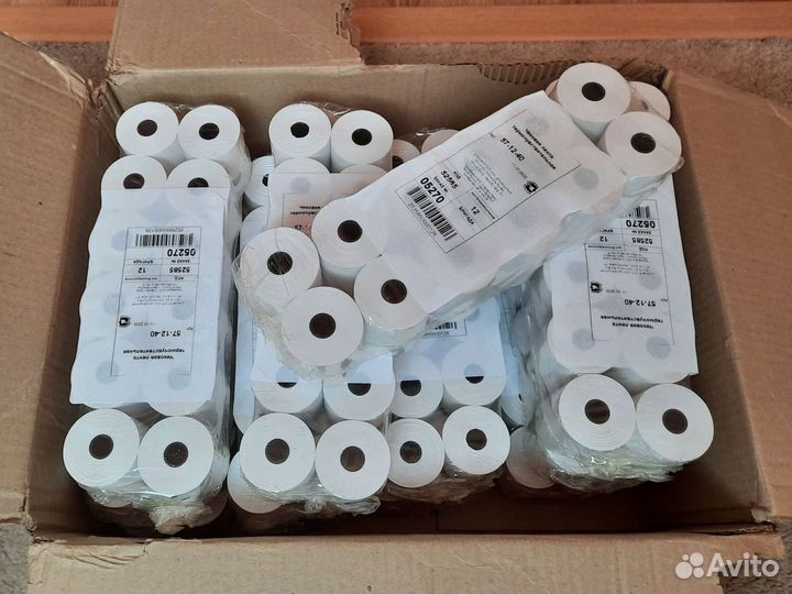 Чековая лента 5730, термоэтикетки 5840