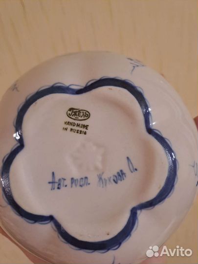 Сахаррица конфетница гжель