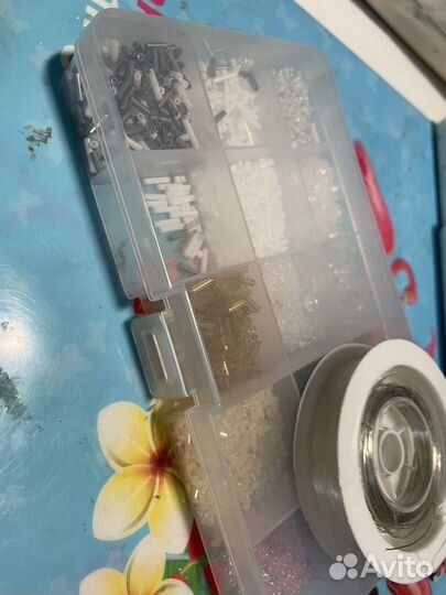 Бисер с проволкой и леской