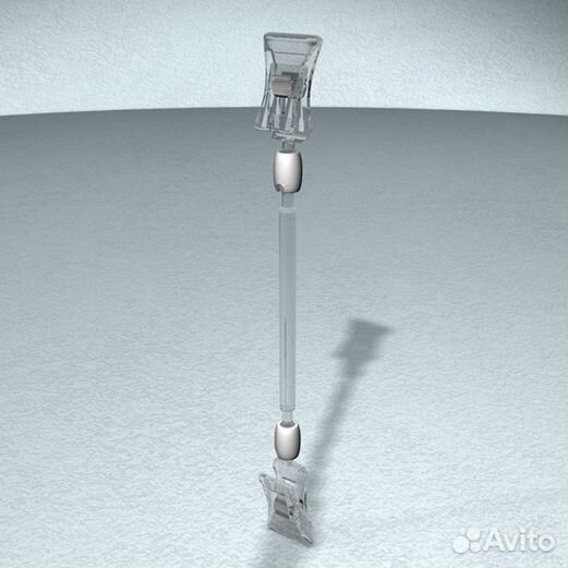 Ценникодержатель на прищепке двусторонний, высота