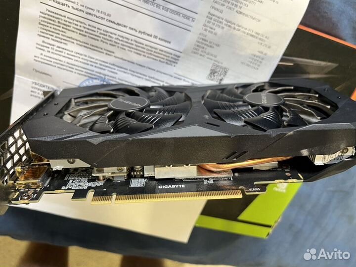 Видеокарта Gigabyte GeForce GTX 1660 OC 6G, 6GB
