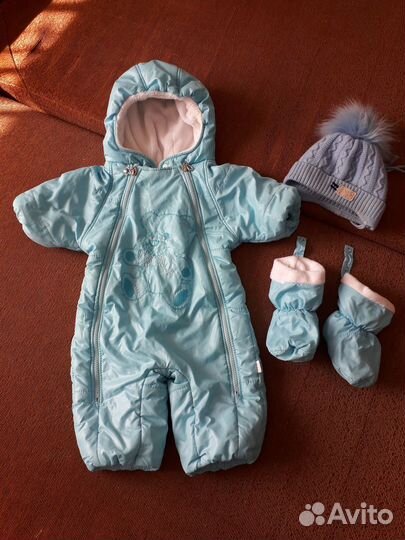 Демисезонный комбинезон для мальчика 62-68