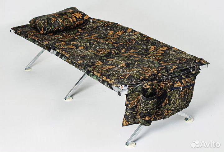 Раскладушка 190/75+матрац+опоры+подушка+органайзер