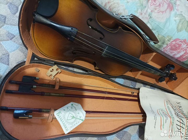 Скрипка Кремона Страдивари Чехословакия 1731г.ссср