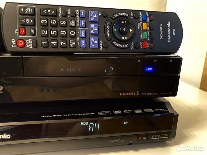 DVD рекордер Panasonic dmr-eh67 Sony RDR-AT100