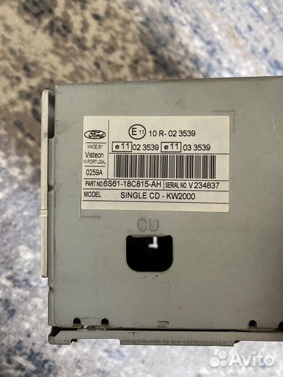 Аудиосистема на Ford focus 2