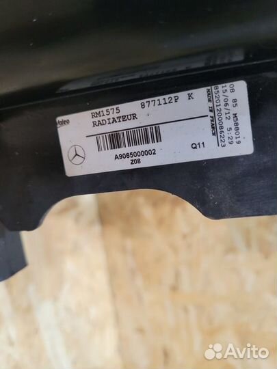 Радиатор основной Mercedes-Benz Sprinter