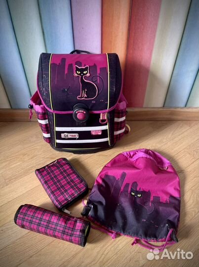 Ранец школьный мсnеill +пеналы+сменка+ подарки
