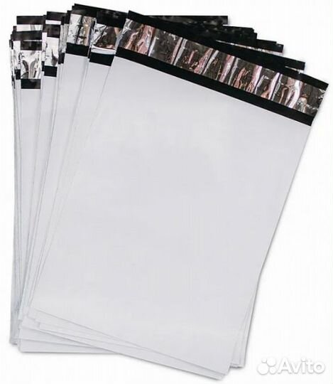 Пакет курьерский белый 100*150мм 40-45мк 50/уп