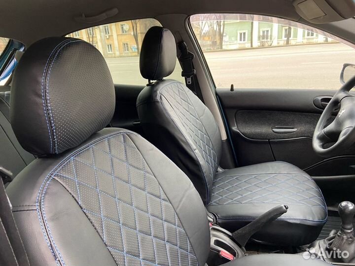 Чехлы Peugeot 206 (ромб)