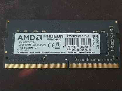 DDR4 sodimm 16gb AMD