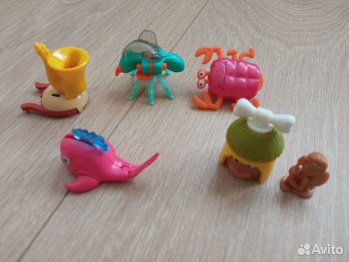 Игрушки из киндера 90х. Сборка. Разное