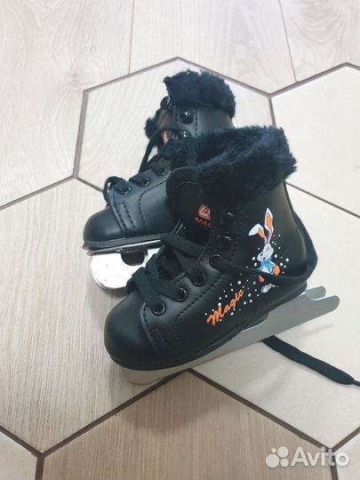 Коньки детские двухполозные 25