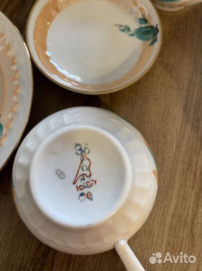 Сервиз чайный СССР Дулево