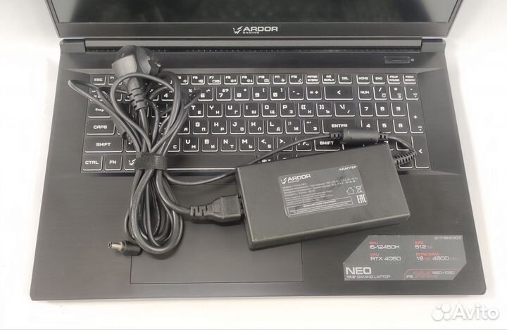 Игровой ноутбук Ardor Gaming 12Gen Core i5-12450H