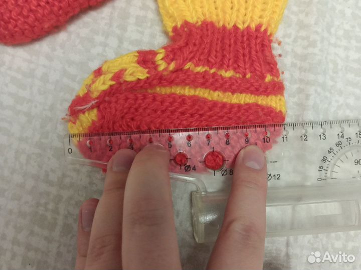 Носки шерстяные детские до года