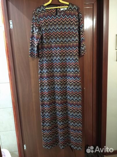 Платье в пол 46