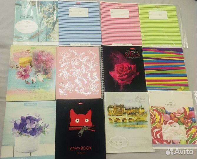 Канцелярия Тетради (12,18, 48,96 листов) новые