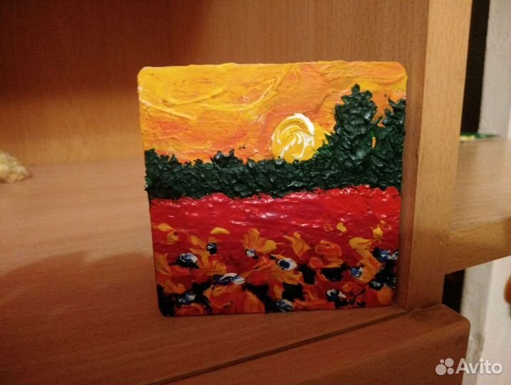 Картины большие и маленькие, акрил