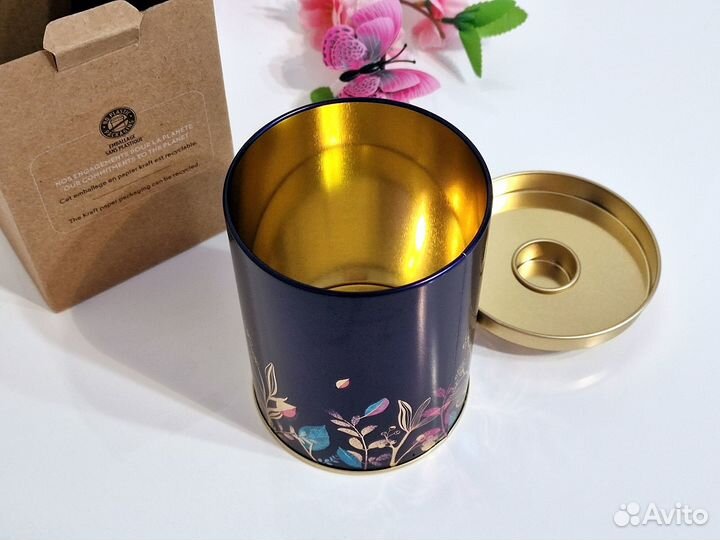 Банка для хранения с крышкой Ив Роше фиолетовая