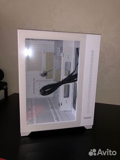 Новый игровой корпус для пк аквариум куб (mATX)