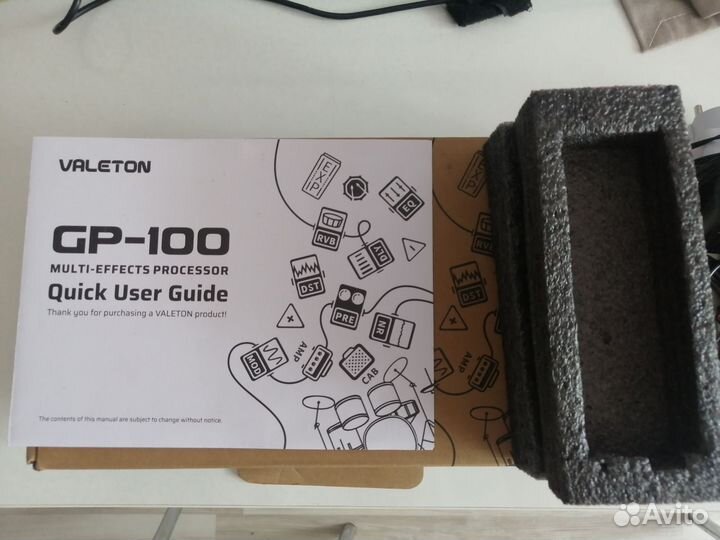 Гитарный процессор valeton gp 100