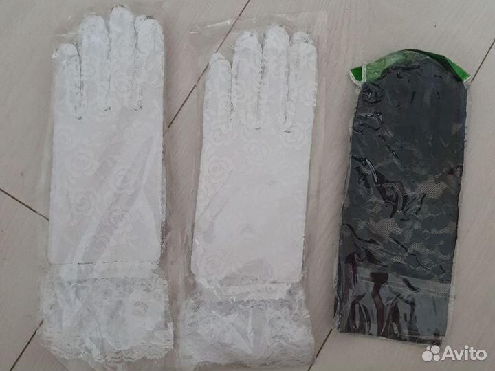 Перчатки ажурные