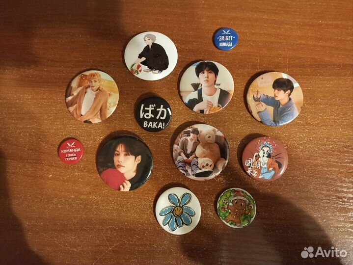 Значки аниме и к-поп, брелок Нишиноя