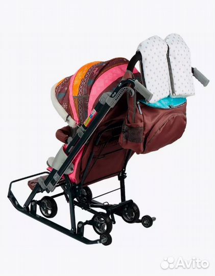Детские санки коляска ника