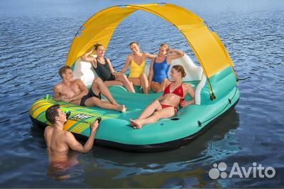 43407 BW, Bestway, Надувной матрас-остров 300х275с