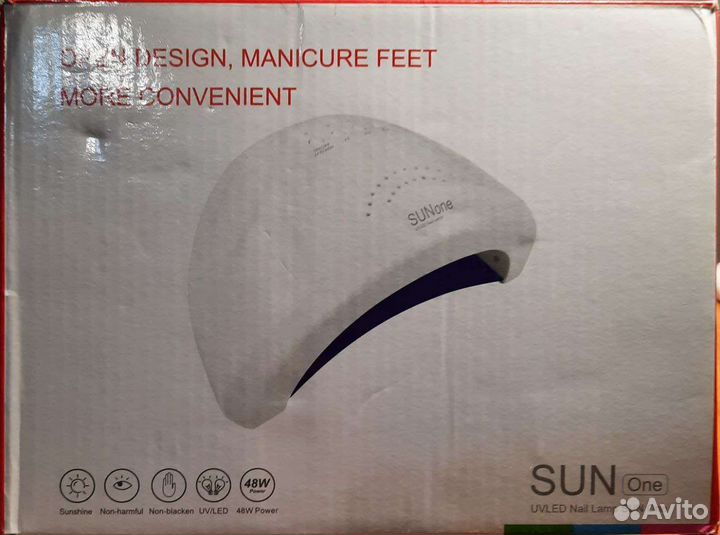 Маникюрная лампа UV/LED Sunone 24/48W