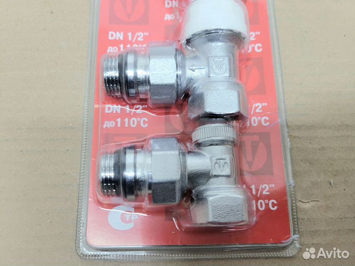 Комплект терморегулирующий угловой 1/2