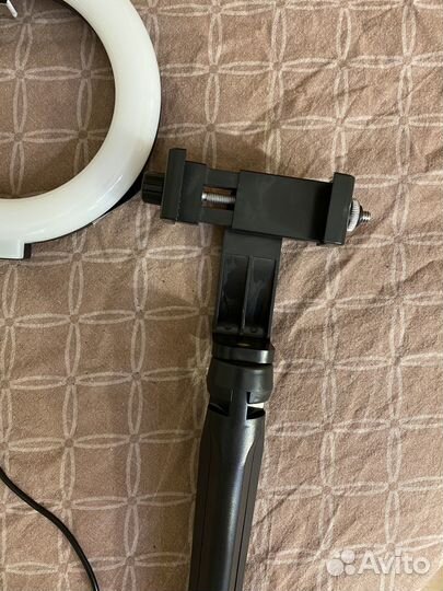 Штатив + свет для телефона