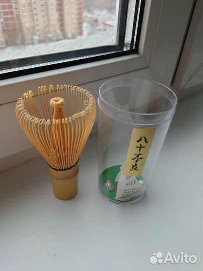 Венчик для чая матча, бамбук