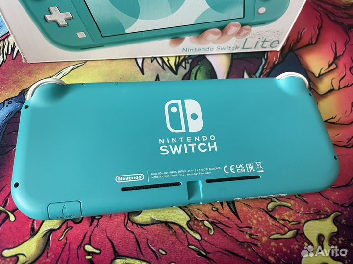 Nintendo switch lite чип+128gb
