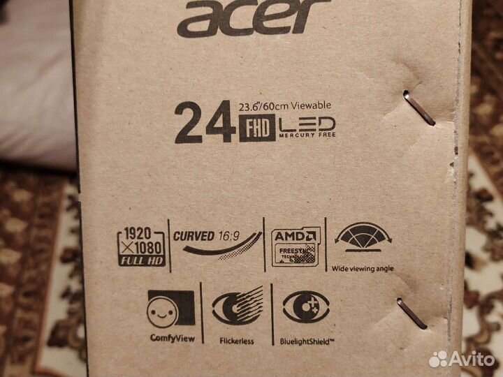 Монитор для компьютера на запчасти