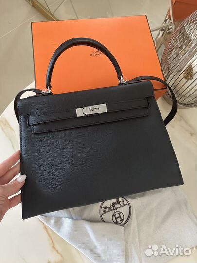 Сумка Hermes Kelly 32 Epsom премиум