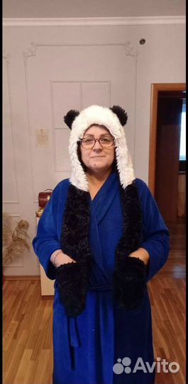 Шапка-панда