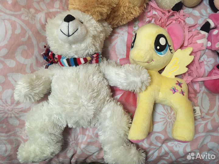 Мягкие игрушки + ледянка пакетом