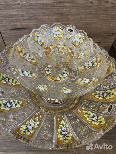 Хрустальная посуда богемия