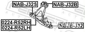 Рычаг подвески Infiniti QX60 hybird 13 0224R5