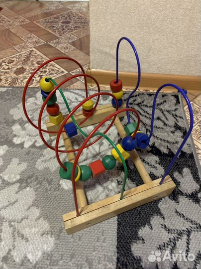 Бизиборд деревянный лабиринт