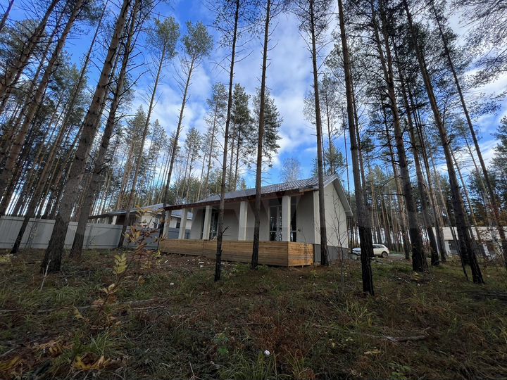 Коттедж 130 м² на участке 8 сот.