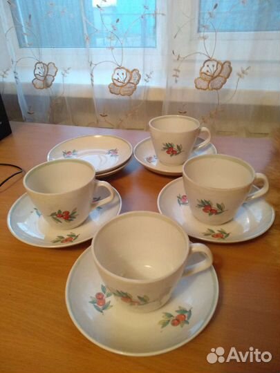 Чайный сервиз СССР, хрусталь, наборы посуды