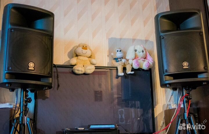 Колонки 800-ватные пара yamaha