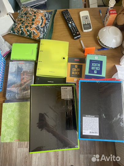 Тетради, альбомы, блокноты