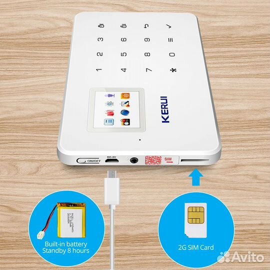 GSM сигнализации kerui новая в упаковке