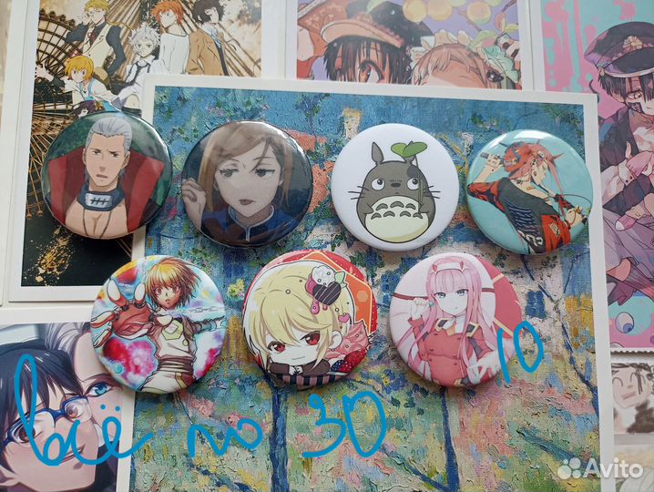 Аниме значки